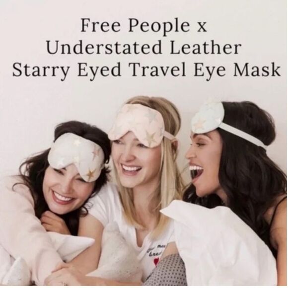 New Free People Metallic Star Eye Mask - Picture 5 of 5
